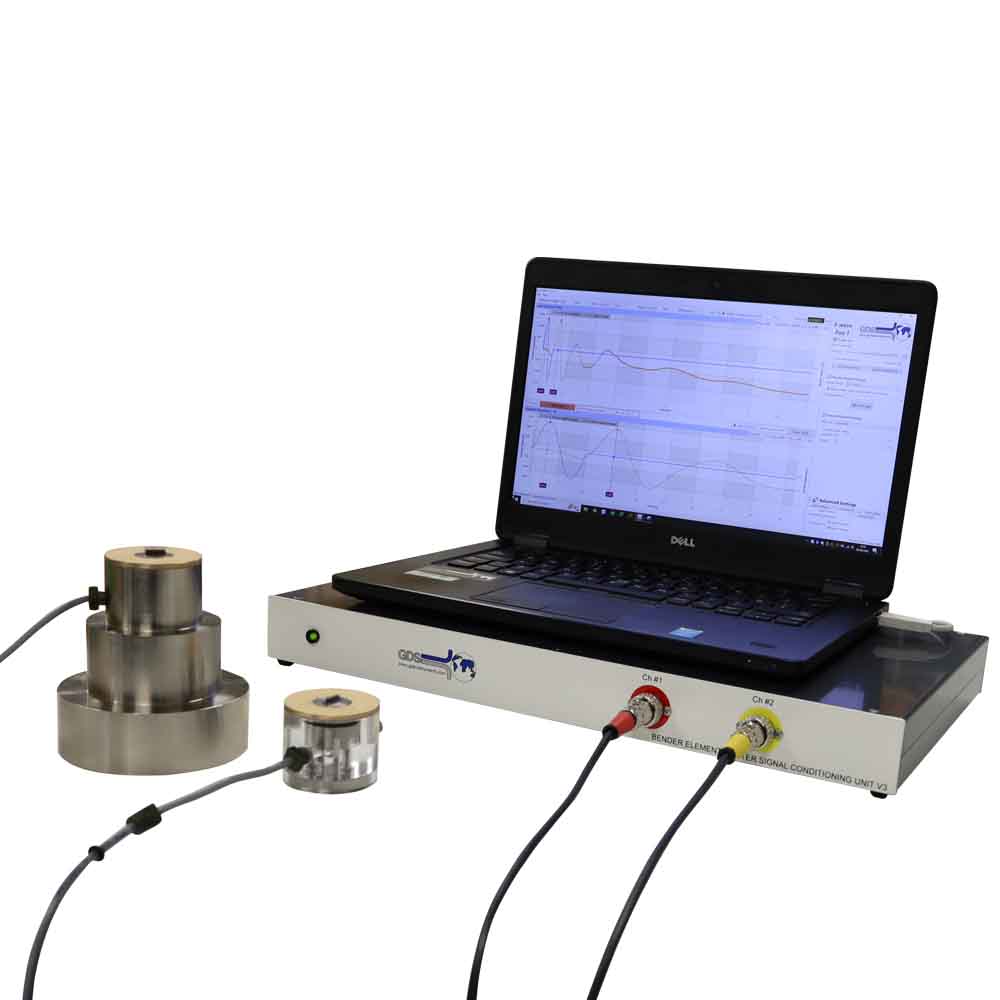 Rock testing equipment gds bender element system for oedometer / consolidation rock tests
