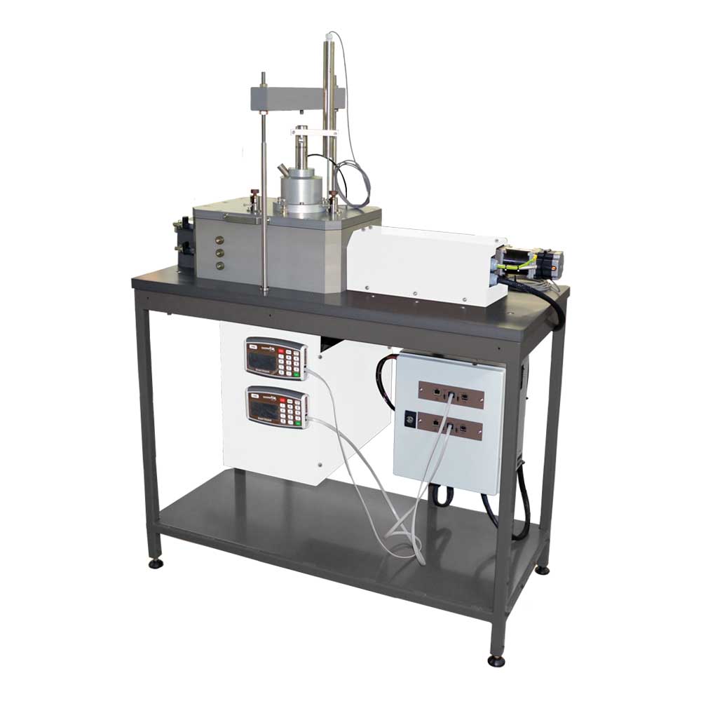 Soil testing equipment gds back pressured shear box for back pressure cyclic direct shear displacement tests soil tests