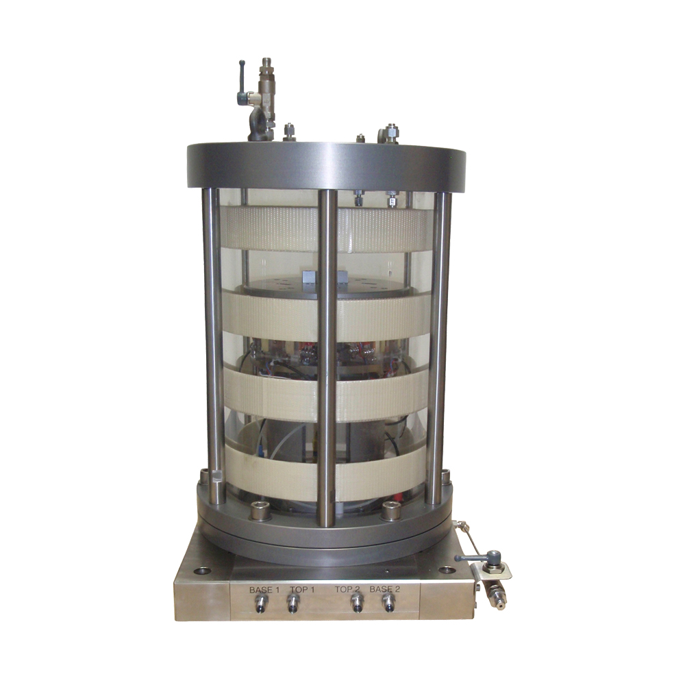 Soil testing equipment resonant column apparatus (stokoe type) for resonance in flexure soil tests