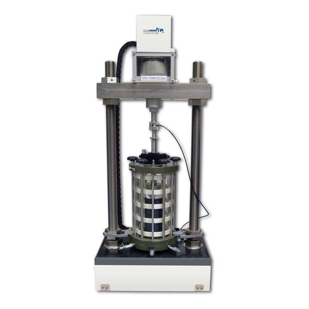 Soil testing equipment gds enterprise level dynamic triaxial testing system for cyclic loading of samples under either load or strain soil tests