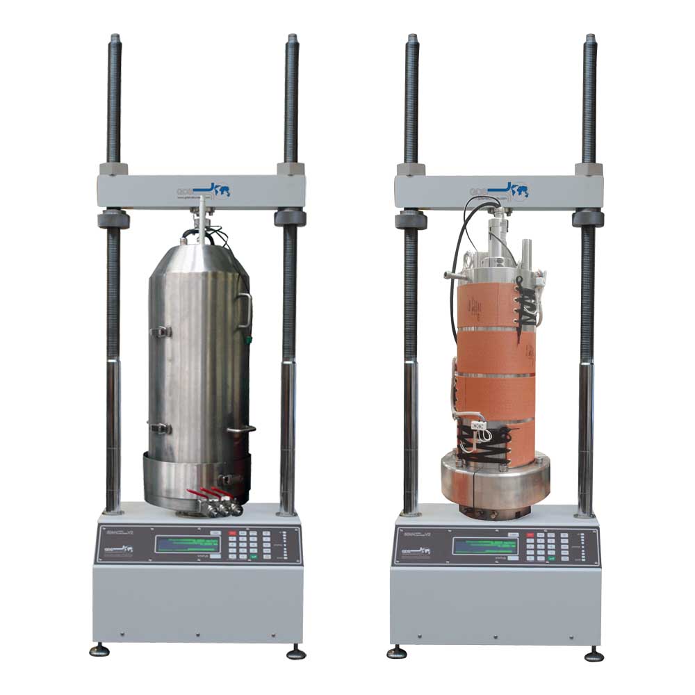 Soil testing equipment environmental triaxial automated system for static displacement soil tests
