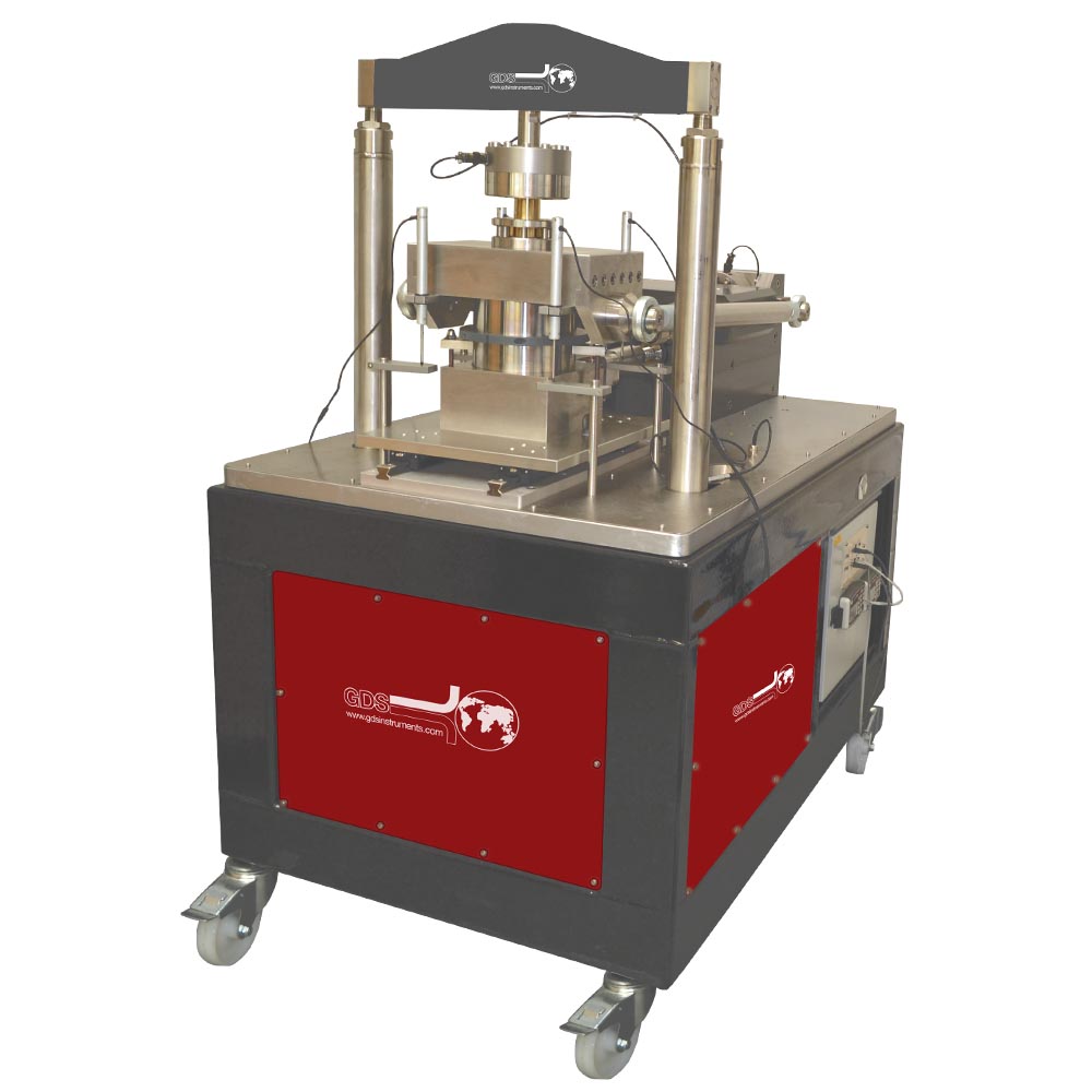Soil testing equipment gds large automated direct shear system (300mm) for quasi-static (low speed/creep) tests soil tests