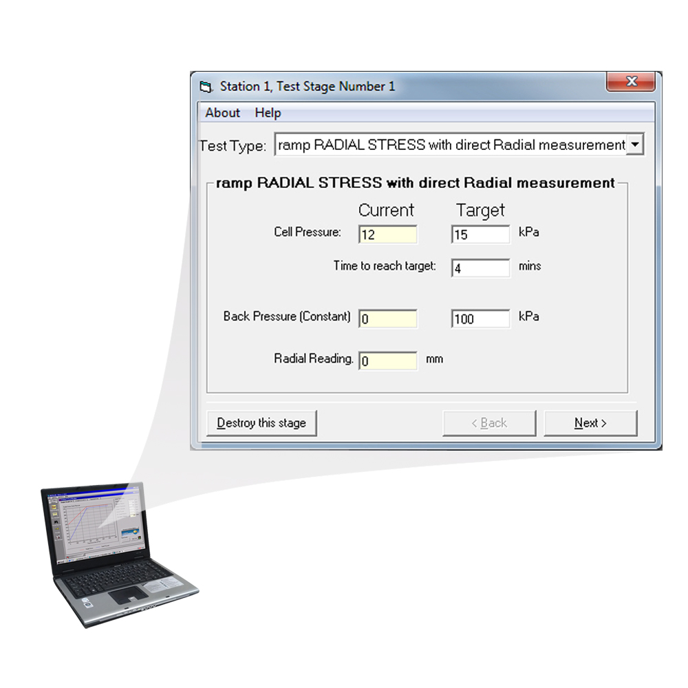 Optional Test Module 6: K-zero Controlled Consolidation / Swelling - Software - Soil Testing Equipment